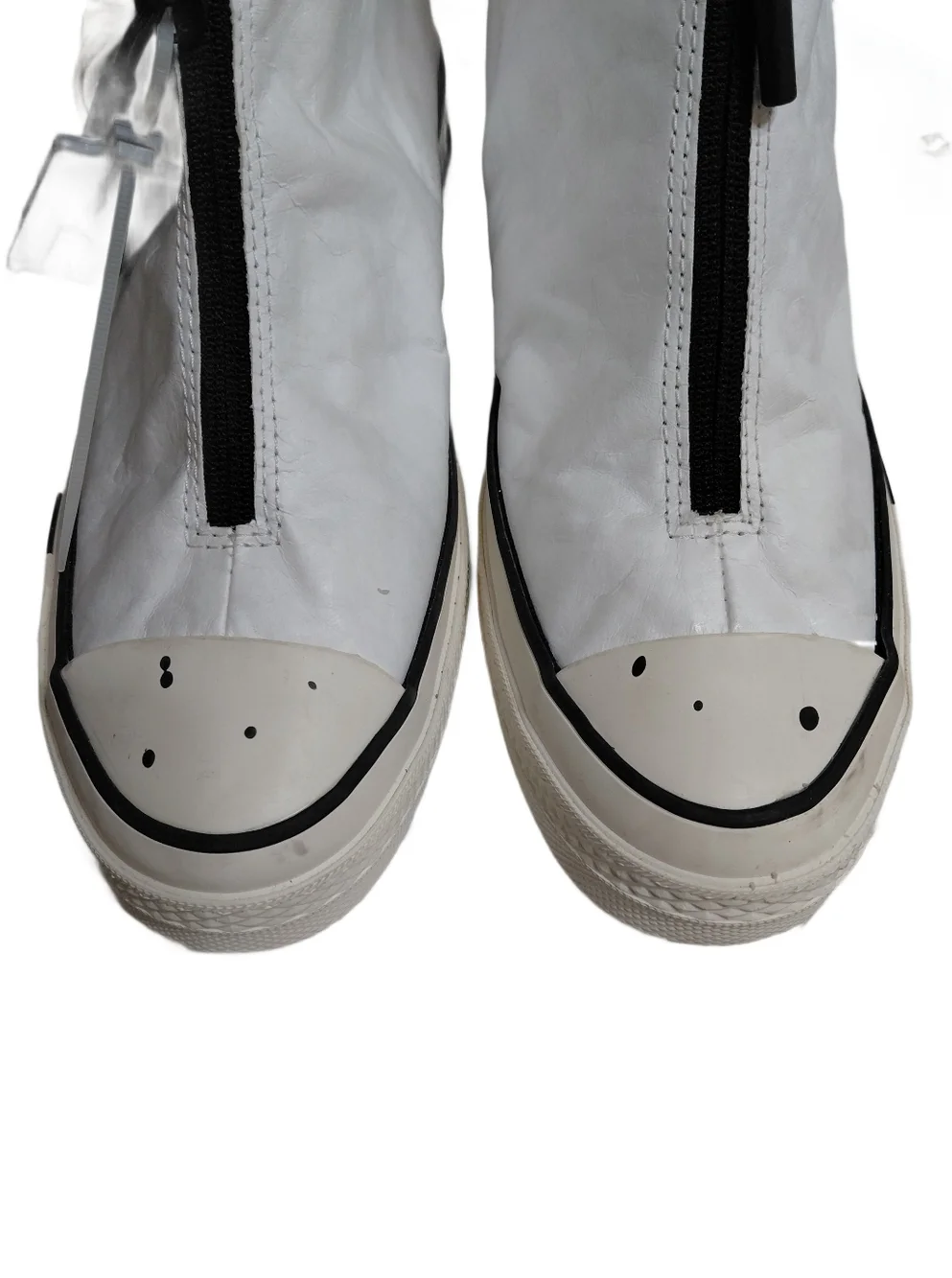 NEW Converse x Joshua Vides Chuck Taylor White Zip Up Artist High Tops